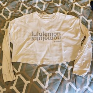 Lululemon crop top long sleeve